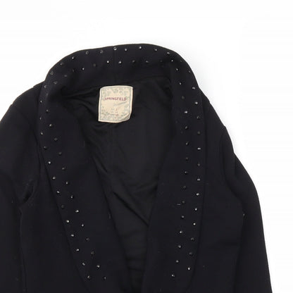 Springfield Womens Black   Jacket Blazer Size 12
