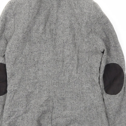 H&M Womens Grey   Jacket Blazer Size 6