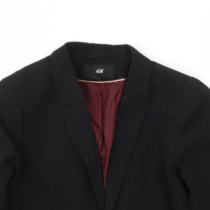 H&M Womens Black   Jacket Blazer Size 14