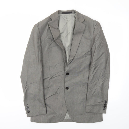 M&S Mens Grey   Jacket Blazer Size 34