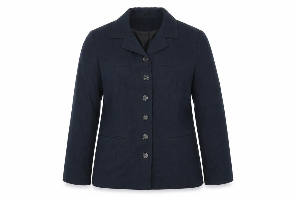 Bay Womens Blue   Jacket Blazer Size 10  - broken button
