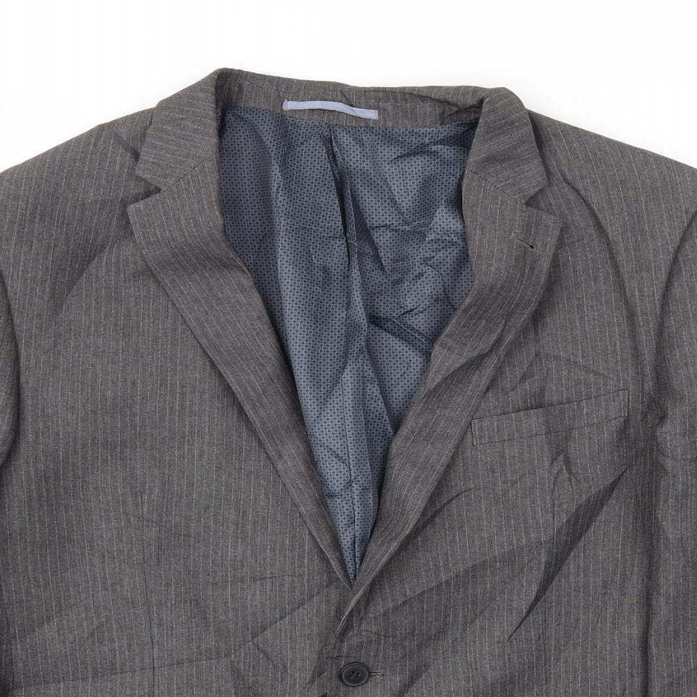 T&W Mens Grey   Jacket Blazer Size 46