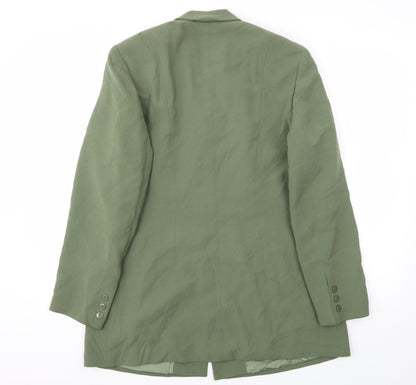 Preloved Gerry Weber Womens Green   Jacket Blazer Size 14 - Back