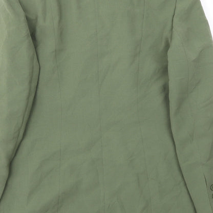 Preloved Gerry Weber Womens Green   Jacket Blazer Size 14 - Label