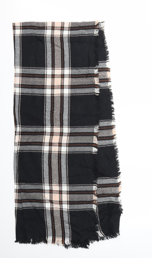 Preworn Womens Black Check   Scarf