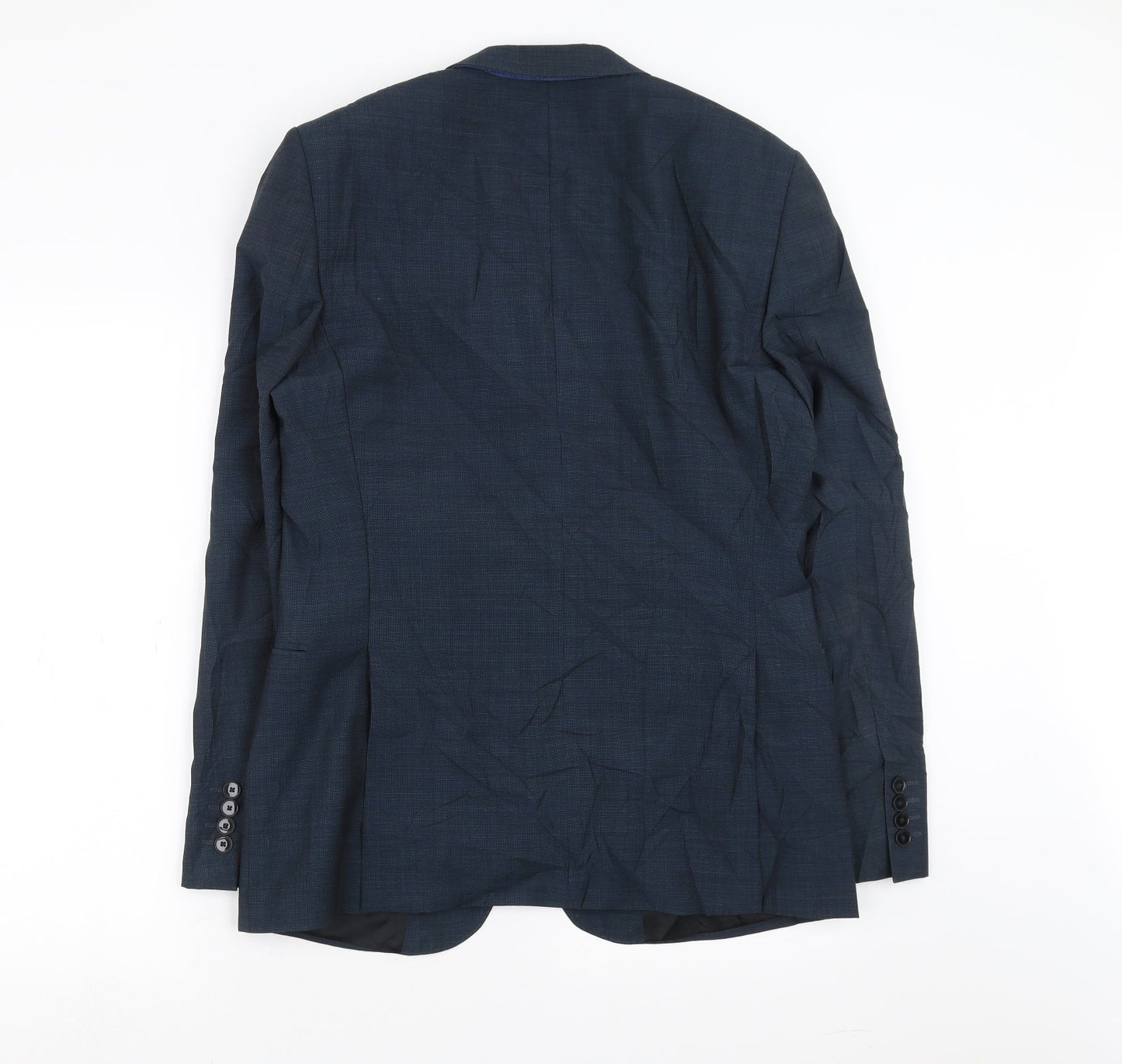 John Lewis Mens Blue   Jacket Suit Jacket Size 40