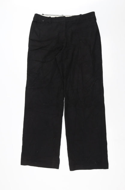 Next Womens Black   Trousers  Size 10 L30 in
