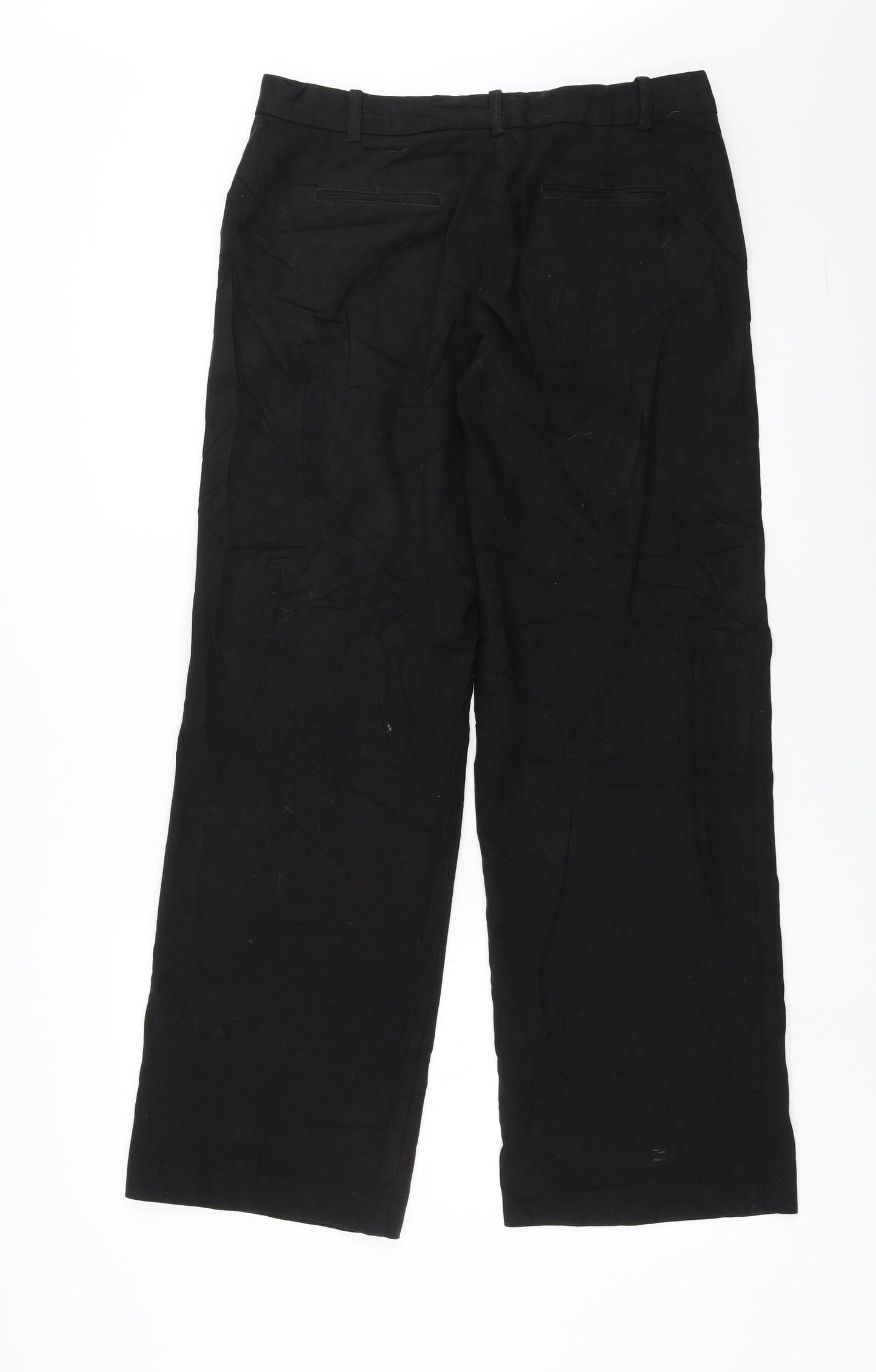 NEXT Womens Black   Trousers  Size 10 L30 in