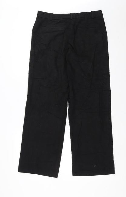 Next Womens Black   Trousers  Size 10 L30 in