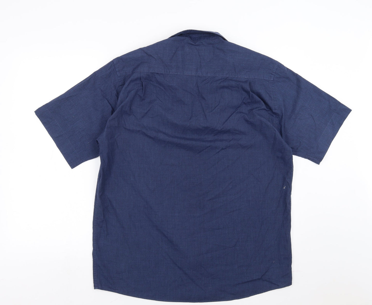 BHS Mens Blue    Button-Up Size 15.5
