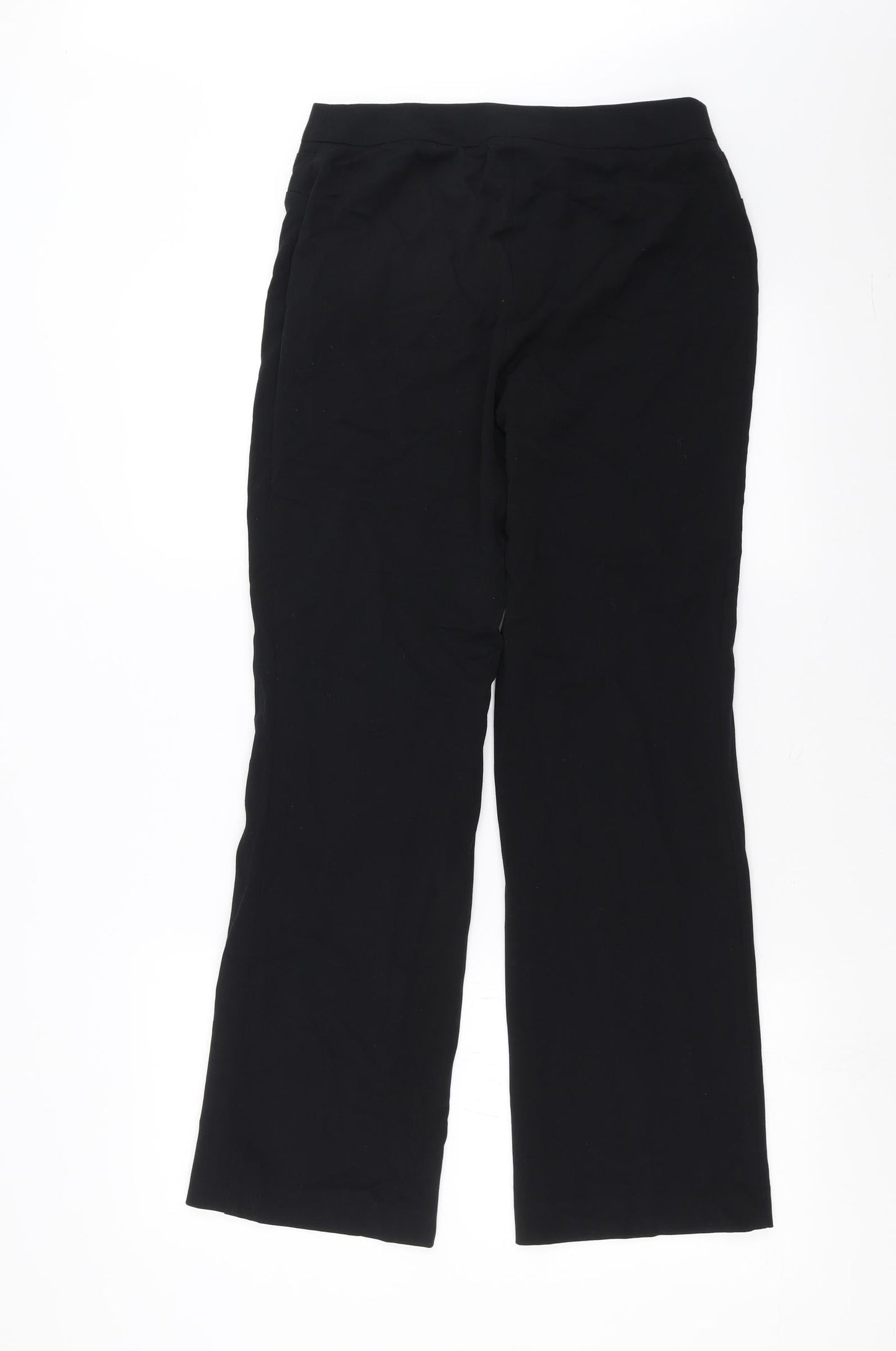 Marks and Spencer Womens Black   Trousers  Size 8 L30 in
