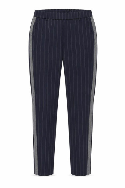 Preworn Womens Blue Striped  Trousers  Size 30 in L26 in