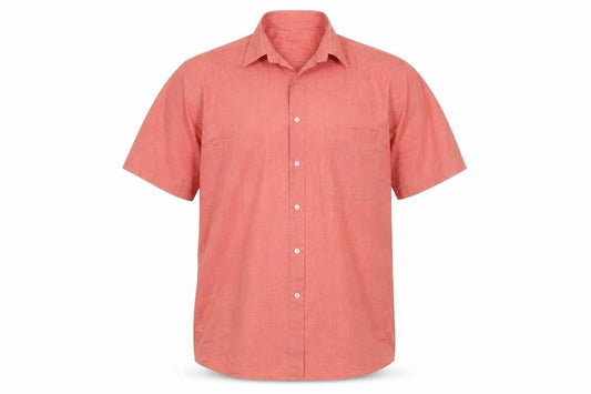 BHS Mens Pink    Button-Up Size 15.5