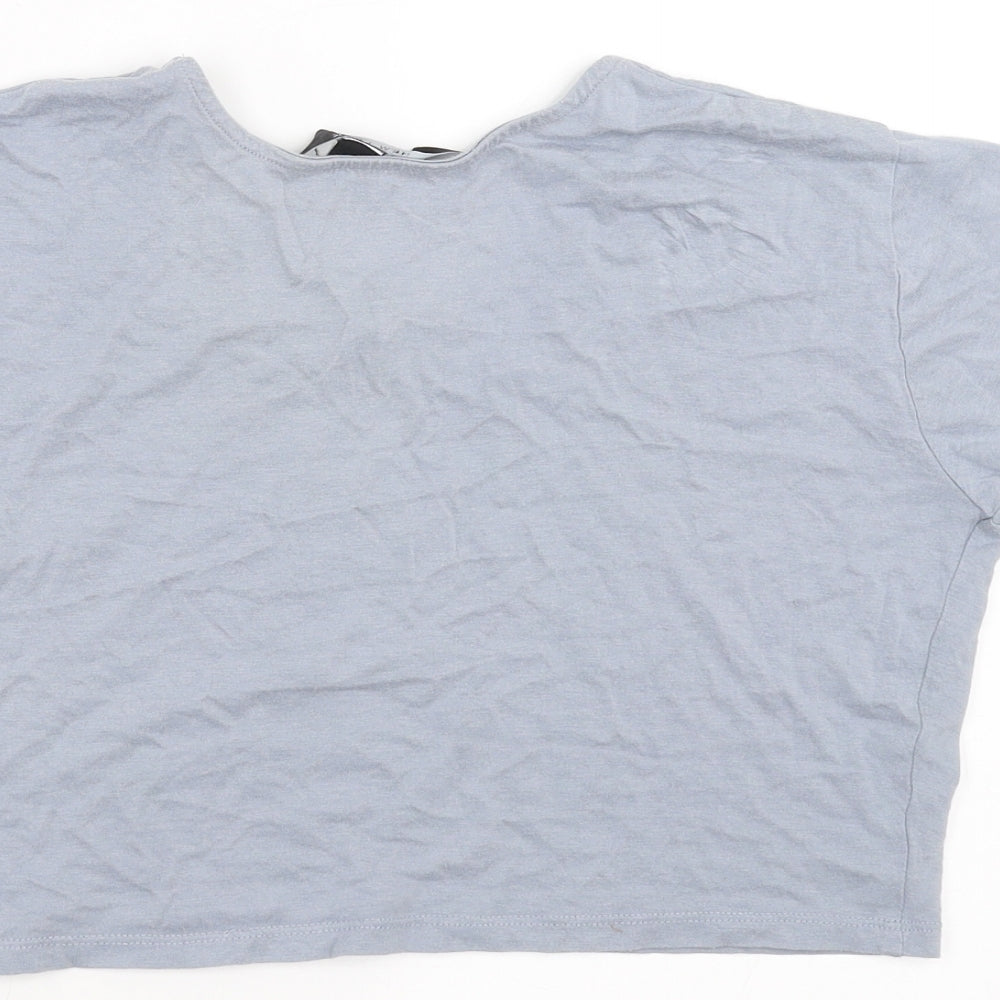 New Look Girls Blue   Cropped T-Shirt Size 10-11 Years