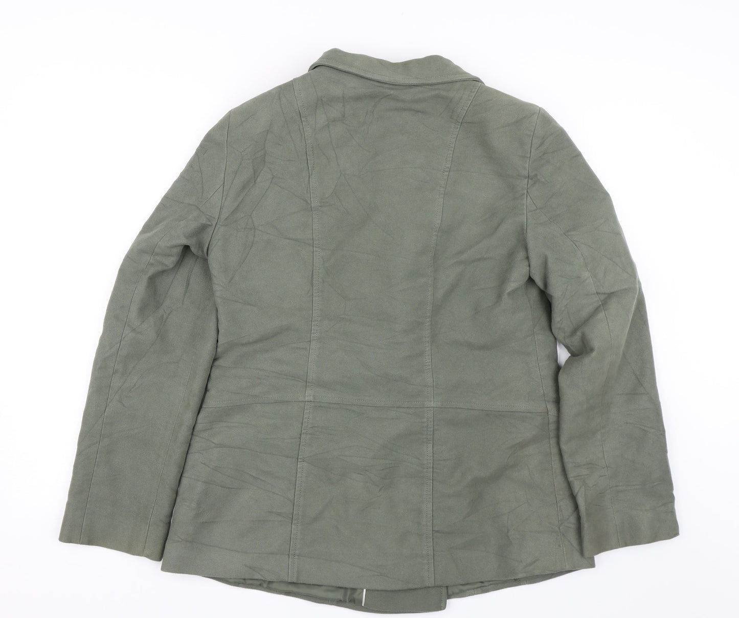 m&s Womens Green   Jacket Coat Size 12