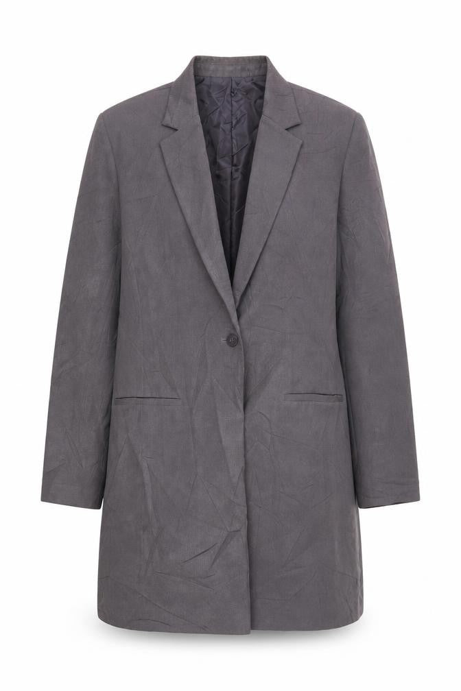 NEXT Womens Grey Herringbone  Jacket Suit Jacket Size 12