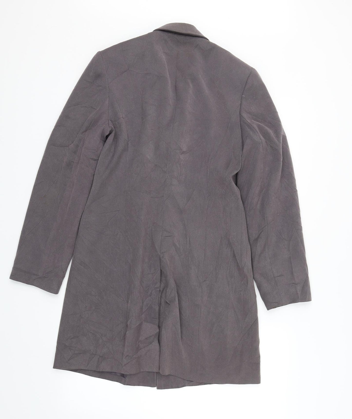 NEXT Womens Grey Herringbone  Jacket Suit Jacket Size 12