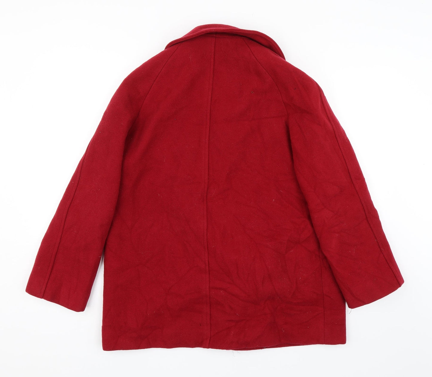 Zarina Womens Red   Overcoat Coat Size 14