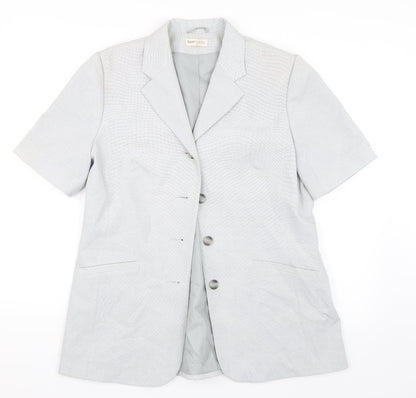 Bonmarché Womens Grey Jacket Suit Jacket Size 14