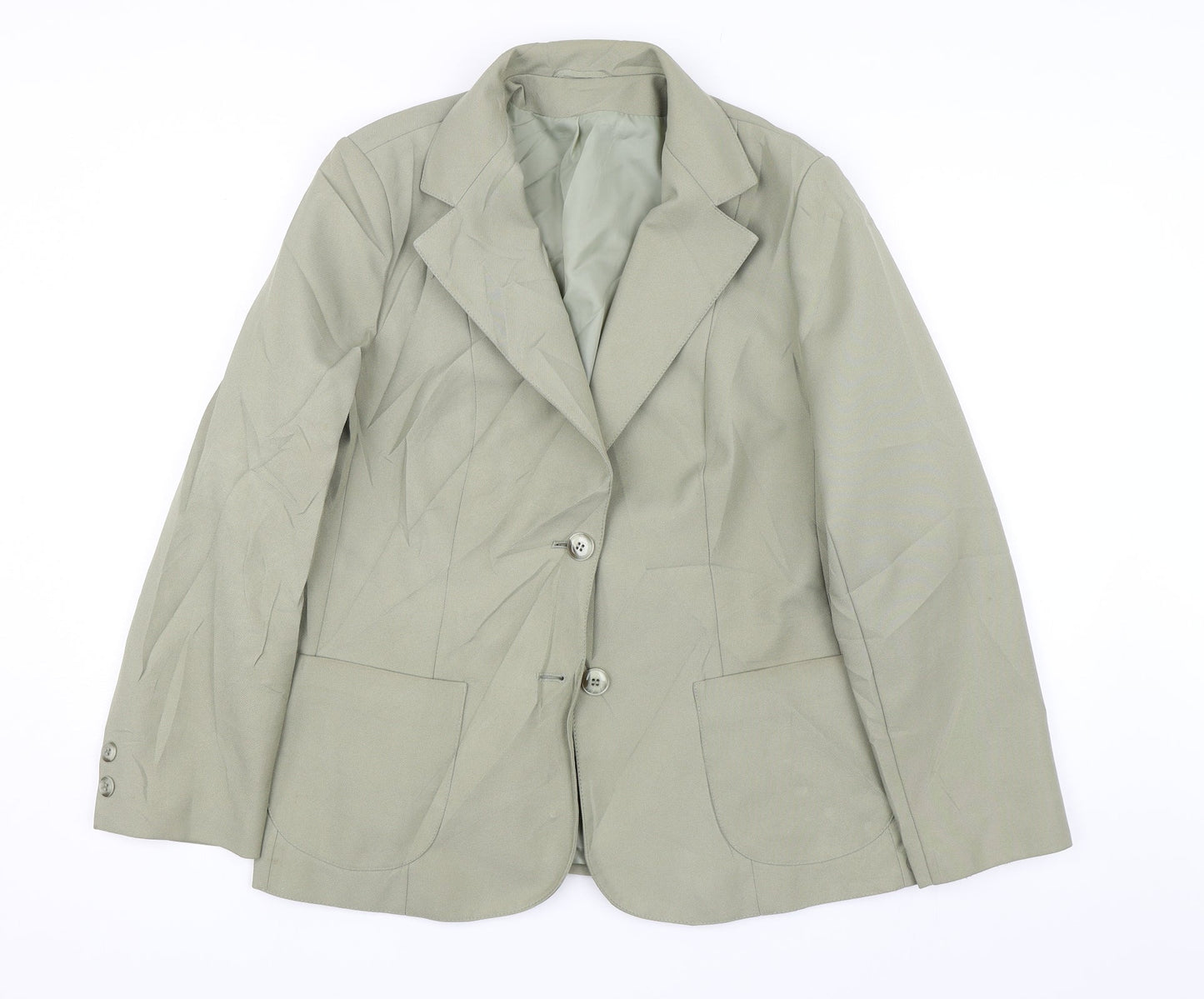 StMichael Womens Green   Jacket Suit Jacket Size 16