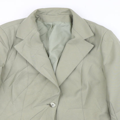 St Michael Womens Green Jacket Suit Jacket Size 16