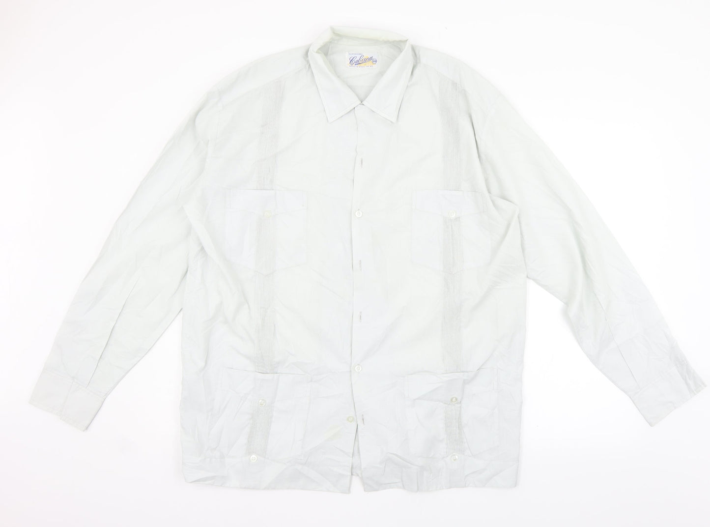 lupland Mens Grey    Button-Up Size L  - 44in washable