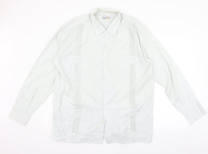 lupland Mens Grey    Button-Up Size L  - 44in washable