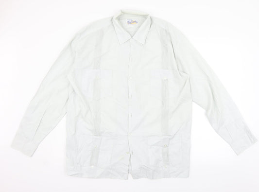 lupland Mens Grey    Button-Up Size L  - 44in washable