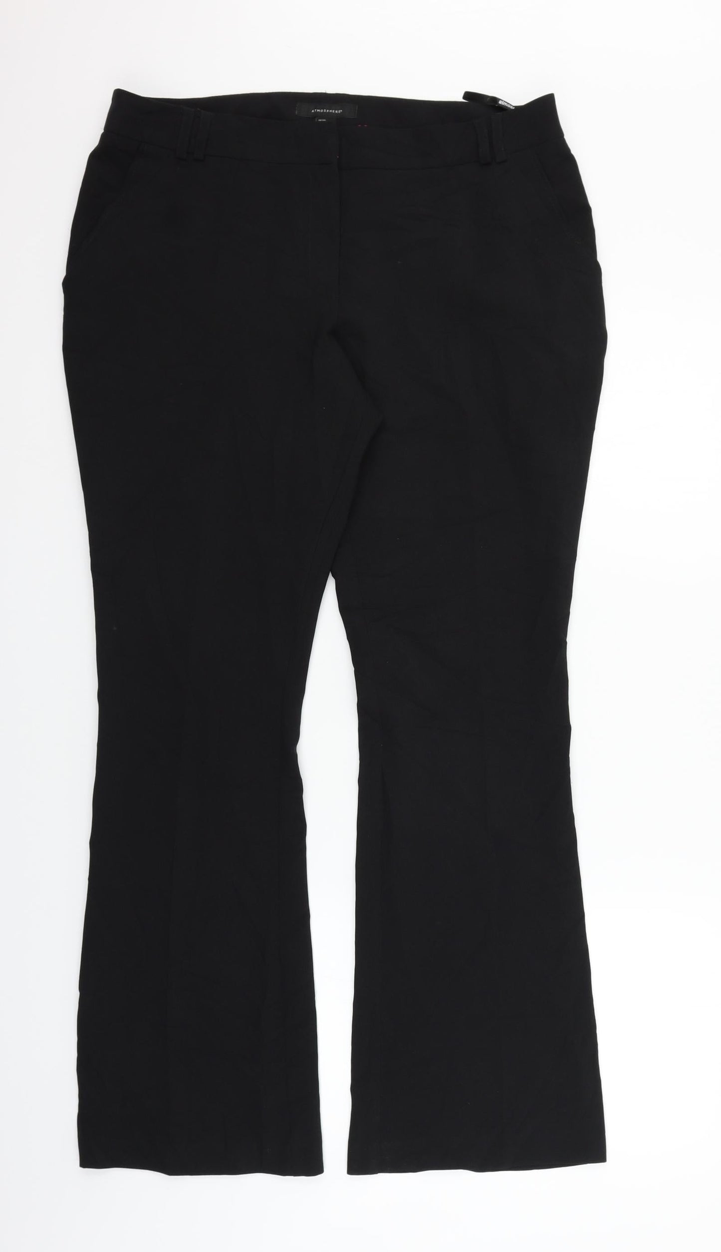 Atmosphere Womens Black   Trousers  Size 14 L30 in