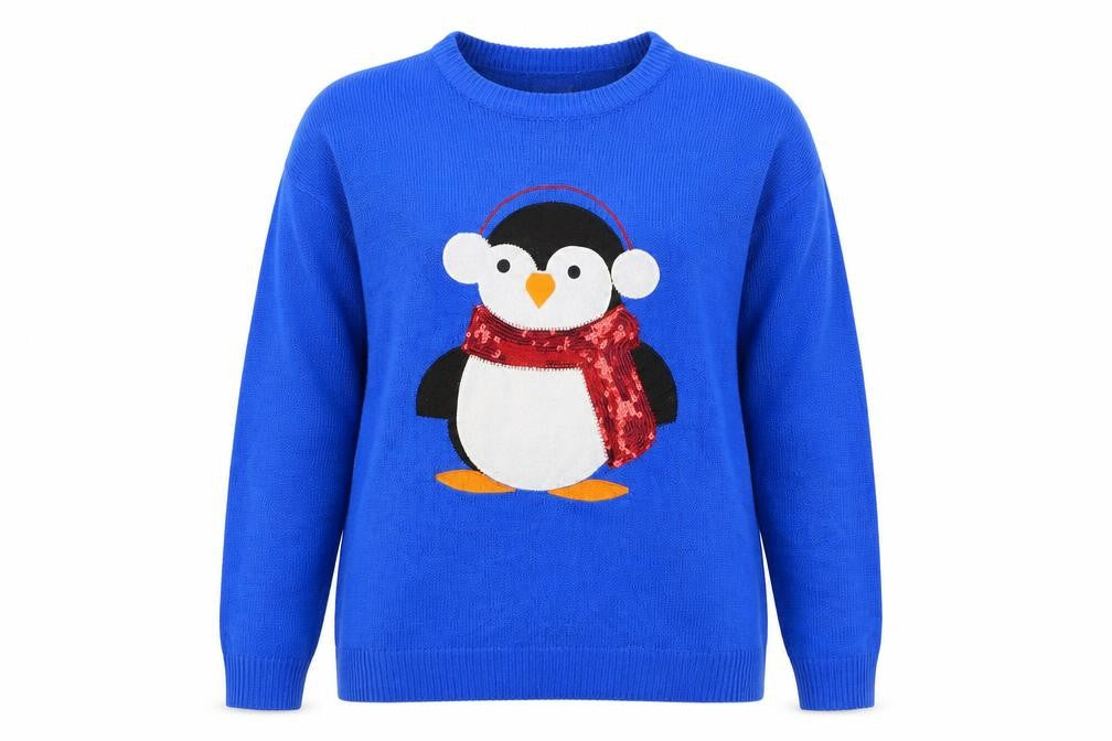 Pole Nord Womens Blue   Pullover Jumper Size S  - PENGUIN