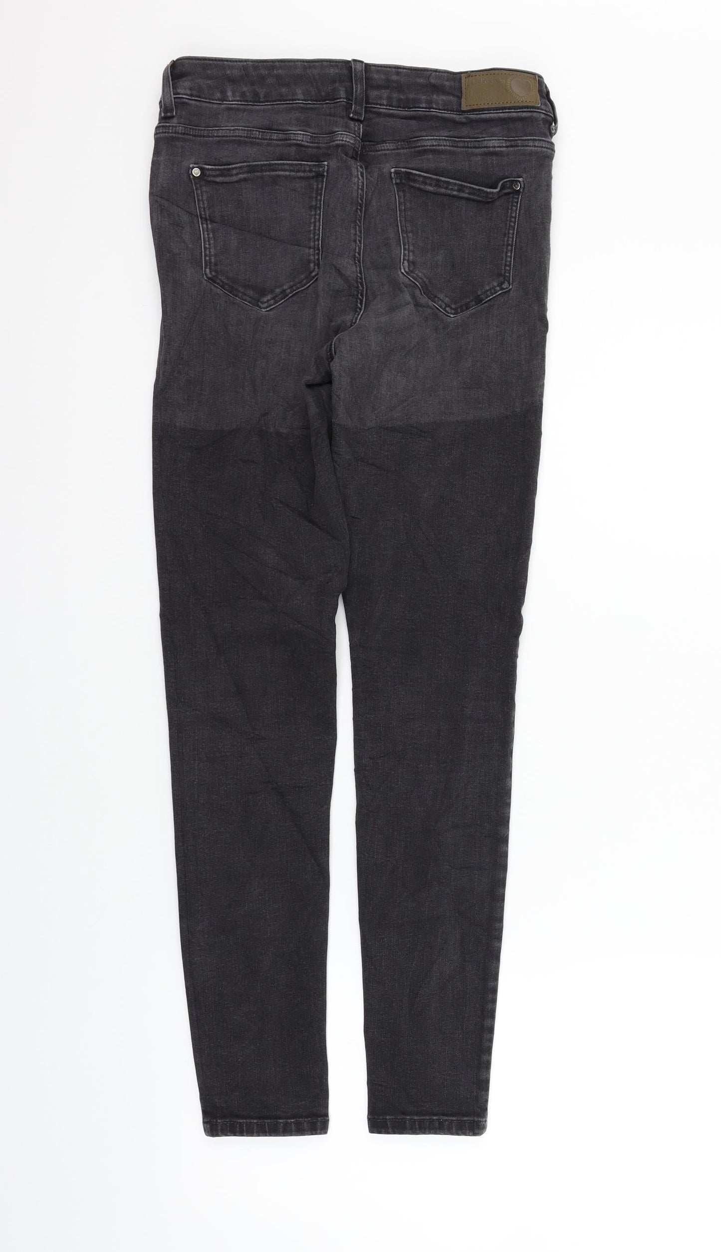 Marks and Spencer Womens Black   Straight Jeans Size 8 L27 in