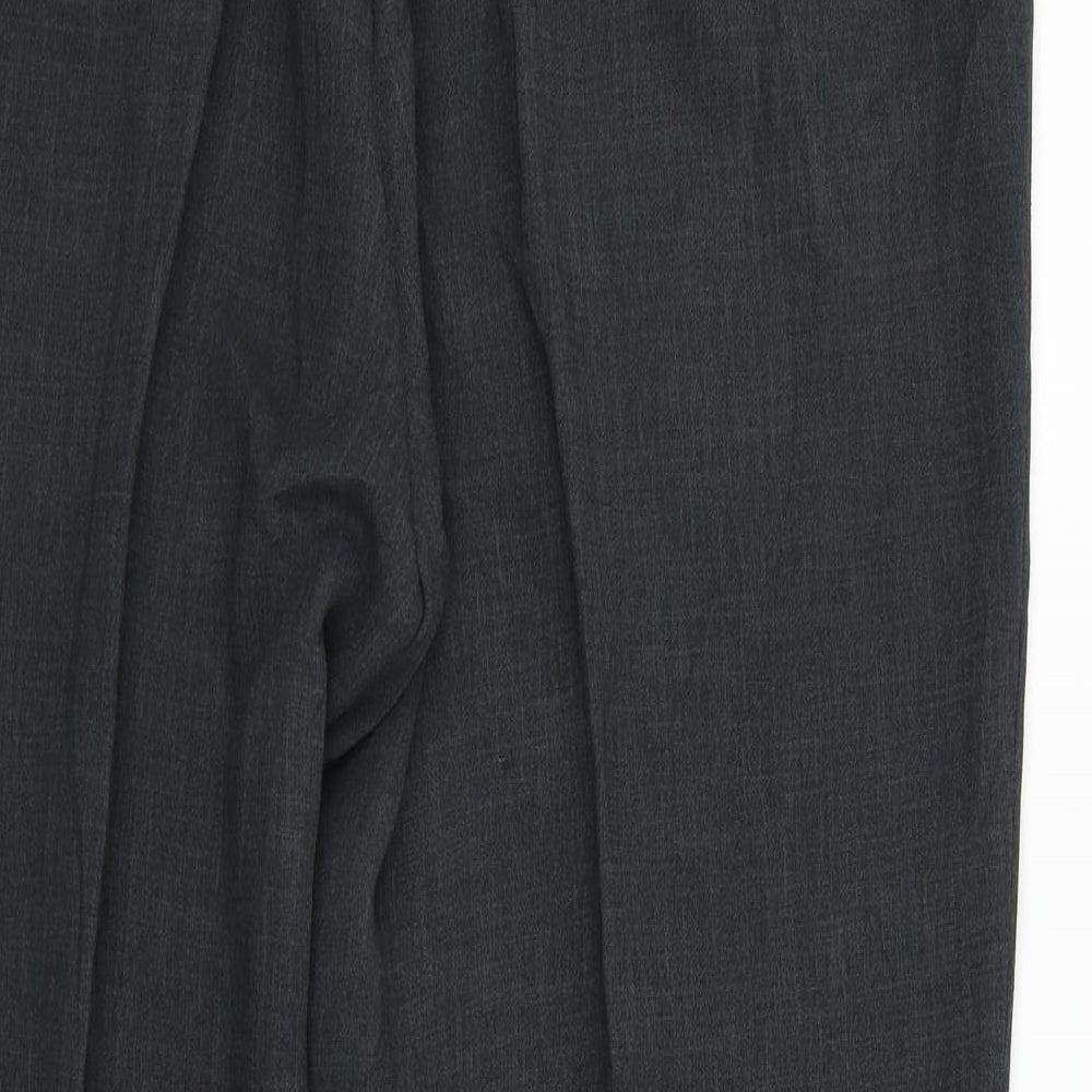 ELVI Womens Grey   Trousers  Size 36 in L28 in