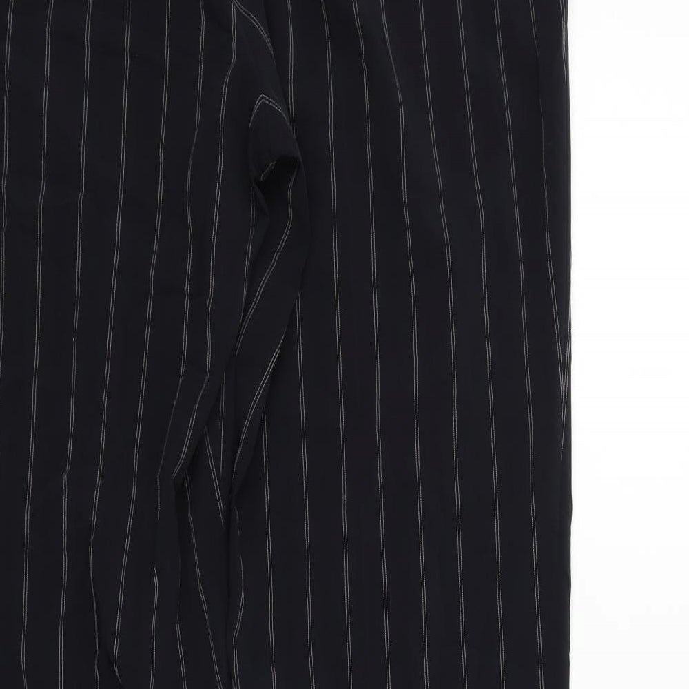 Gerry Weber Womens Black Striped  Trousers  Size 16 L31 in