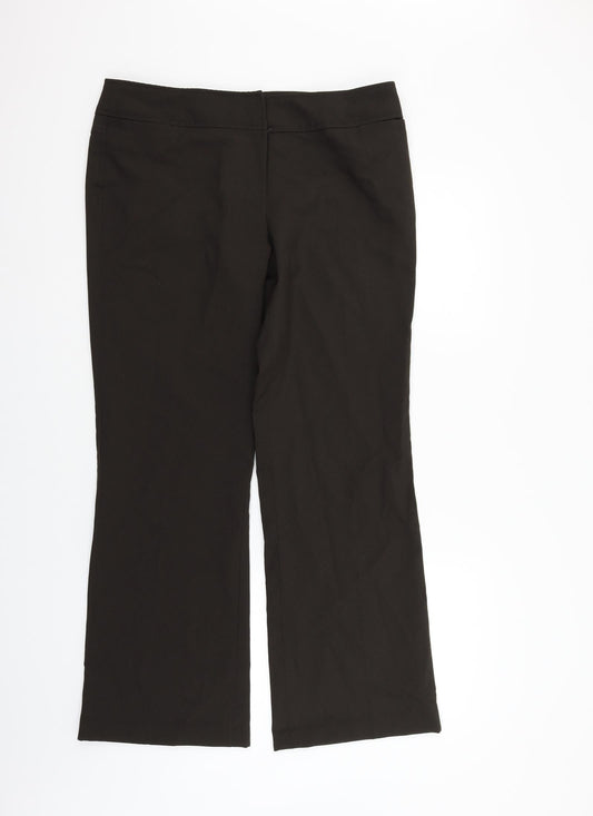 Atmosphere Womens Brown   Trousers  Size 14 L28 in