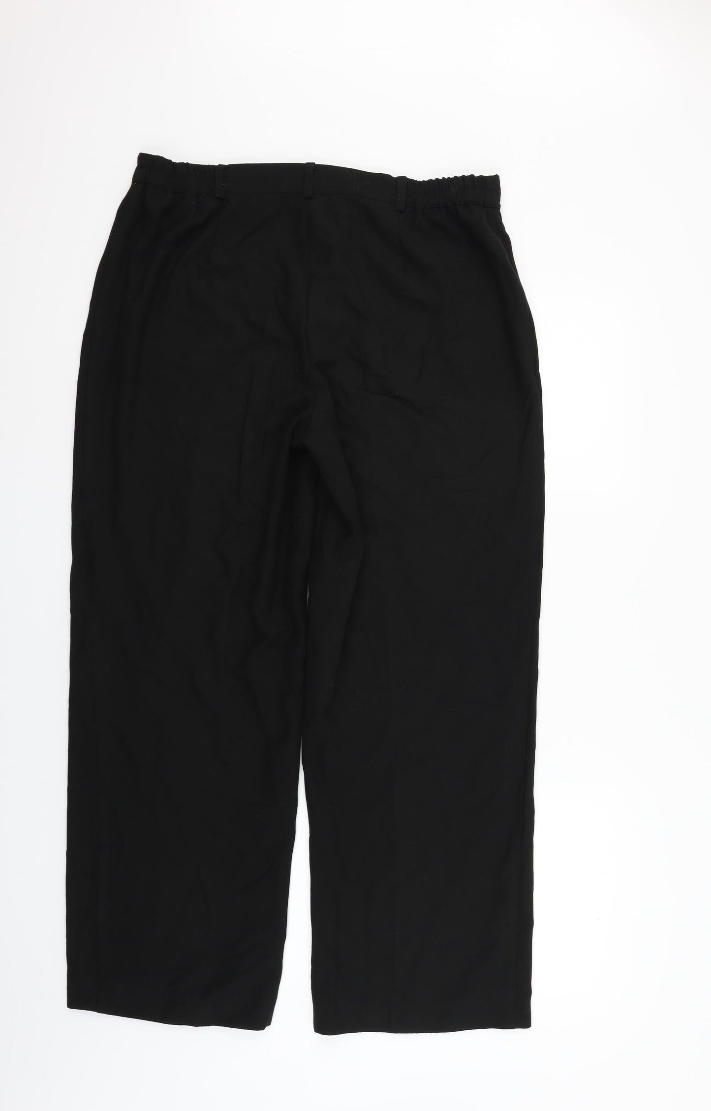 Agenda Womens Black   Trousers  Size 18 L28 in