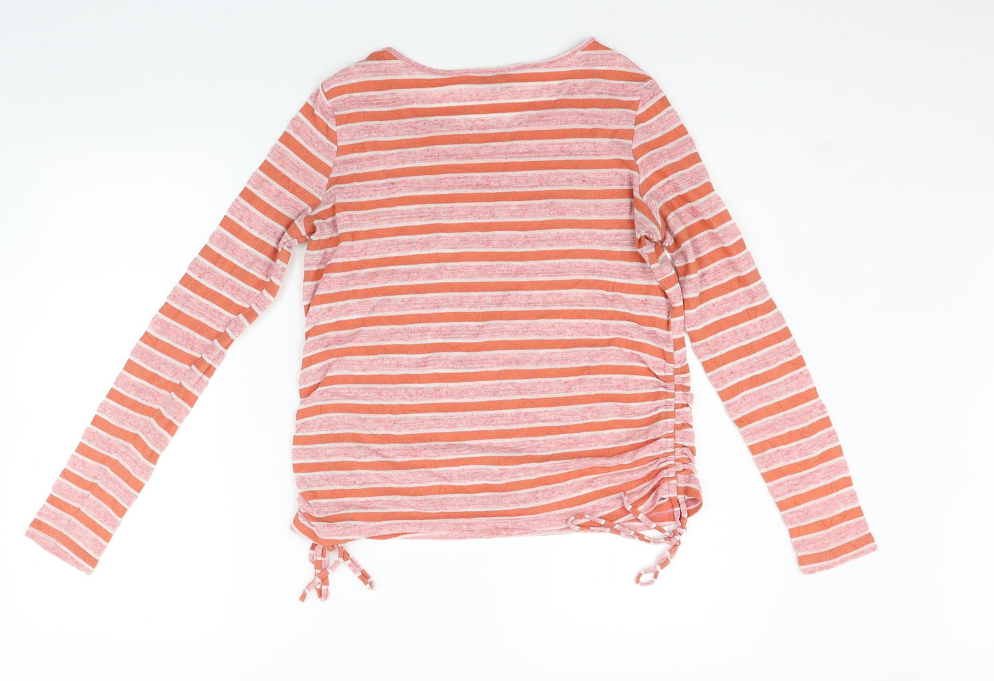 NEXT Womens Orange Striped  Pullover Jumper Size 8