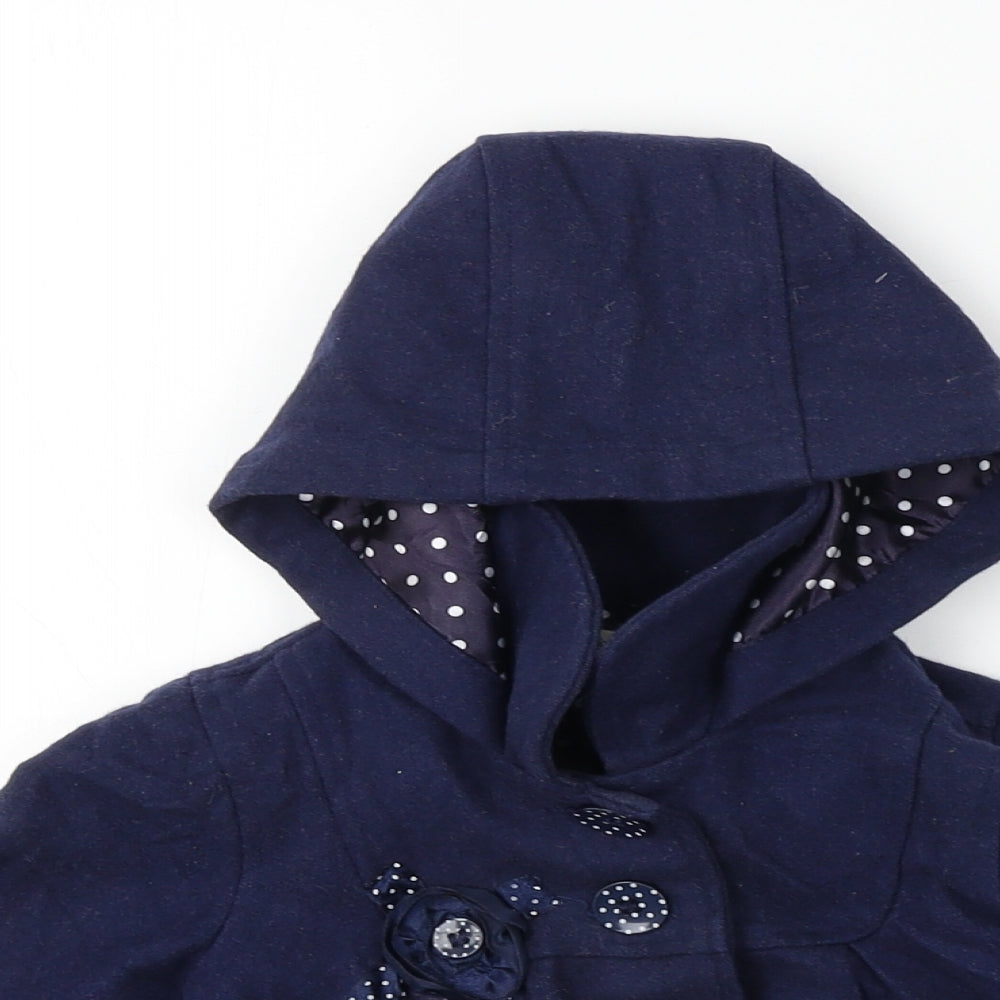 bows & arrows  Girls Blue   Jacket Coat Size 2 Years