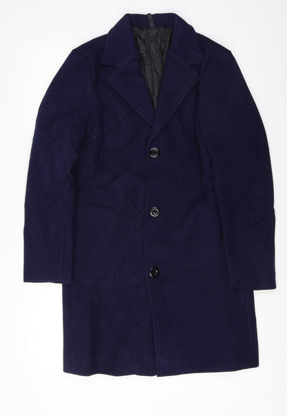 Preworn  Womens Blue   Jacket Coat Size L