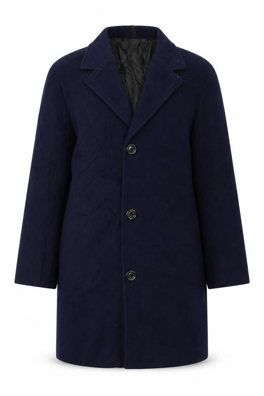 Preworn  Womens Blue   Jacket Coat Size L