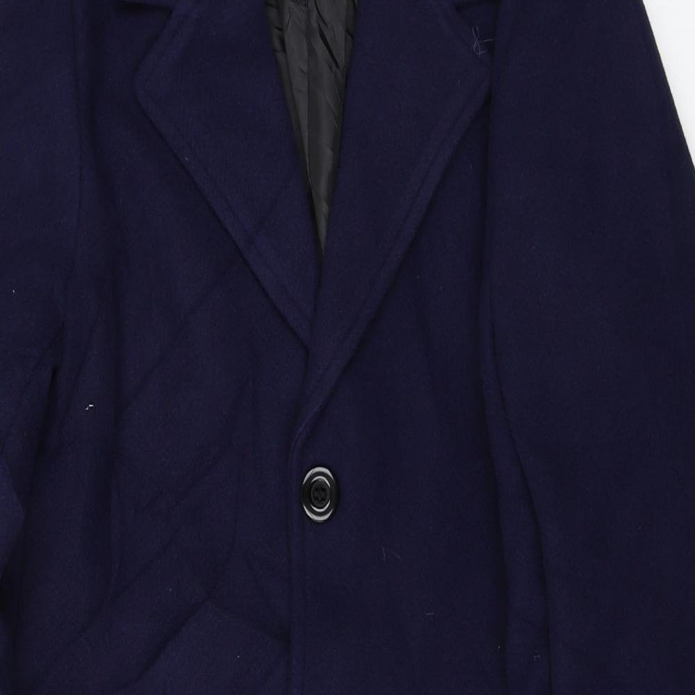 Preworn  Womens Blue   Jacket Coat Size L