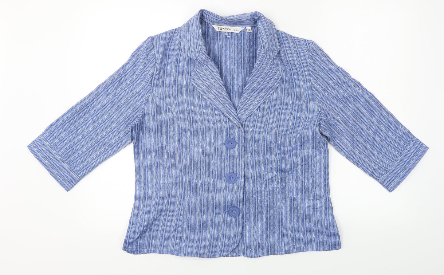 EWM  Womens Blue   Jacket Blazer Size 12