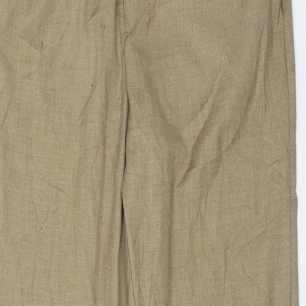 H&M  Womens Brown   Trousers  Size S L25 in