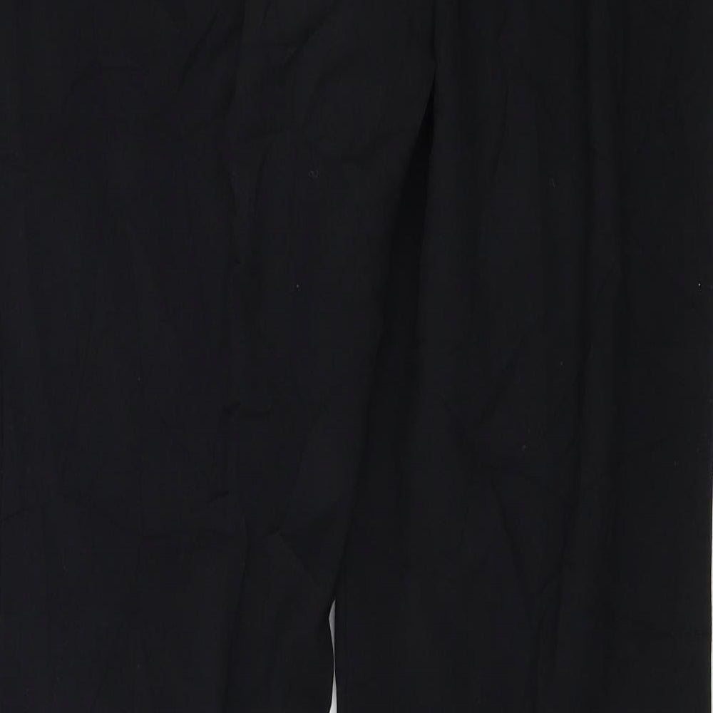 Marks and Spencer  Womens Black   Trousers  Size 12 L24 in