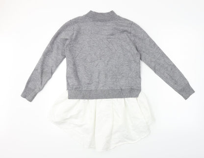 Preloved LUZABELLE  Womens Grey   Pullover Jumper One Size - Back