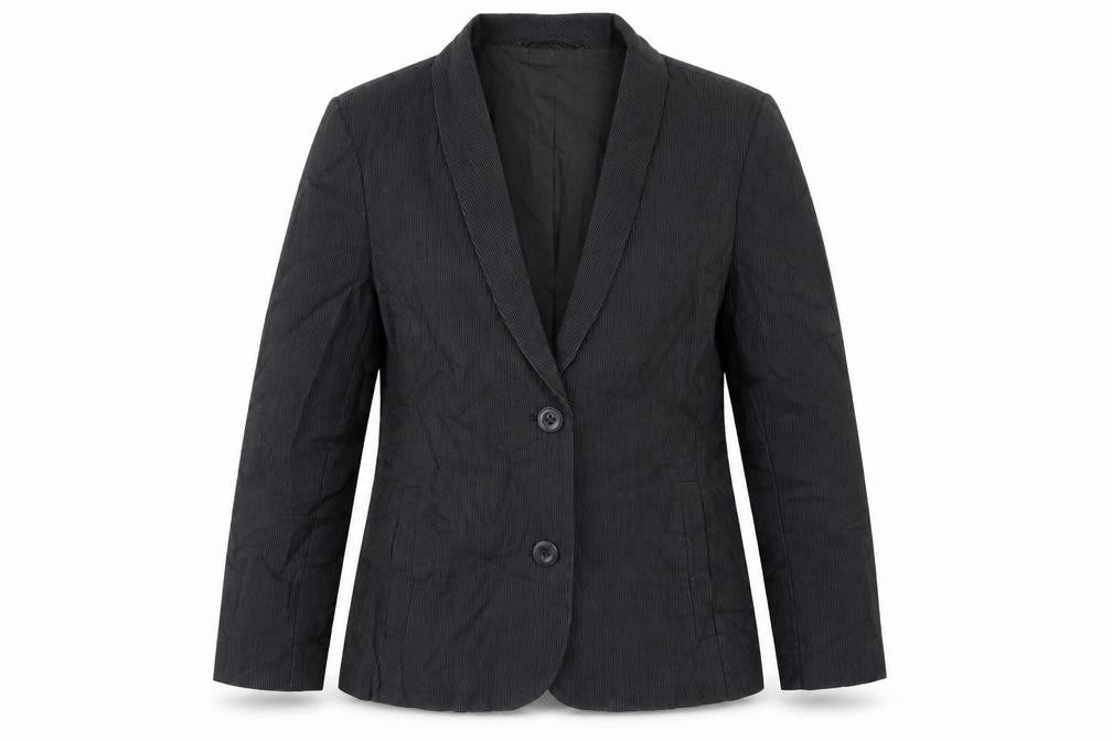 Gap Womens Grey Striped  Jacket Blazer Size 12