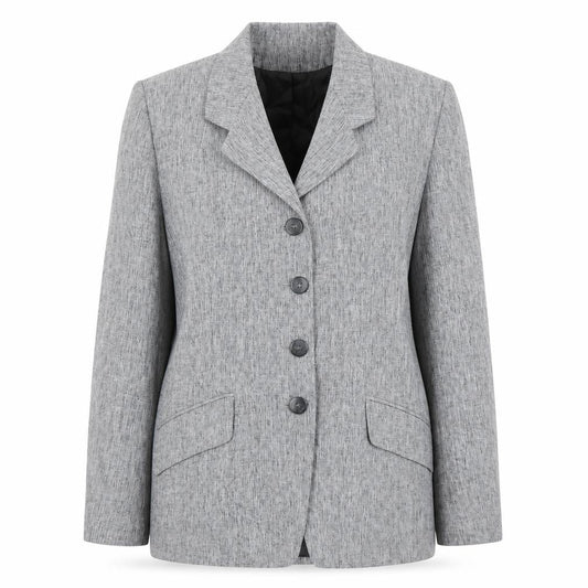 Design Essentials Womens Grey   Jacket Blazer Size 14