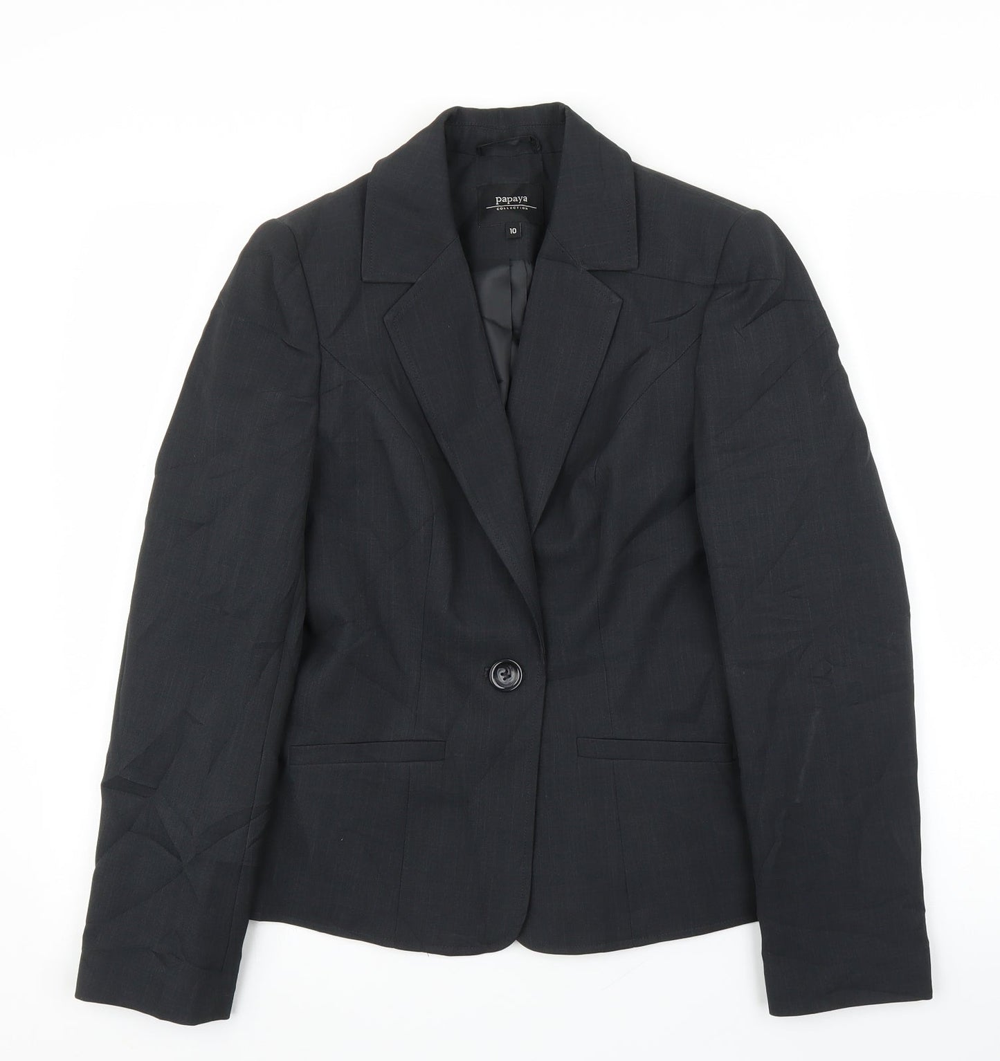 Papaya Womens Grey   Jacket Blazer Size 10