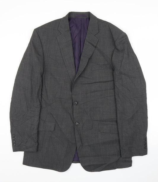 M&S Mens Grey   Jacket Suit Jacket Size 42