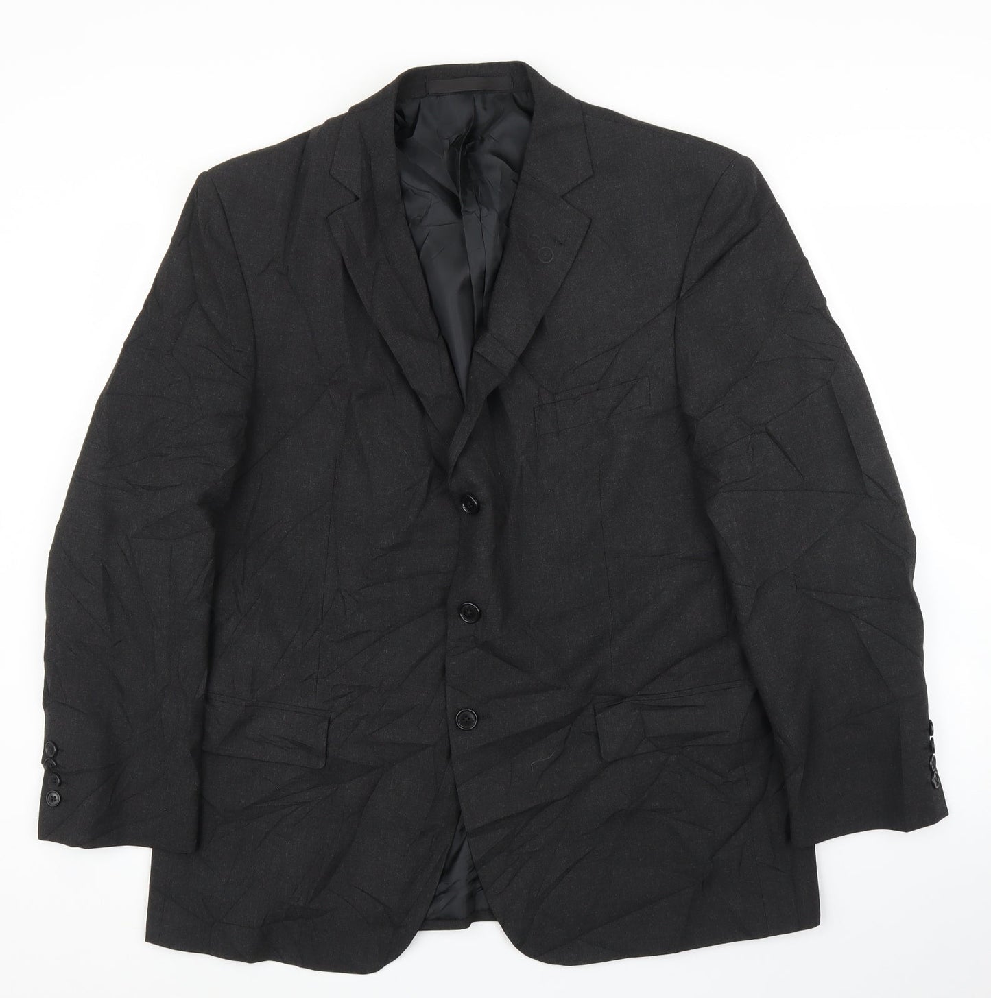 M&S Mens Grey   Jacket Suit Jacket Size 40