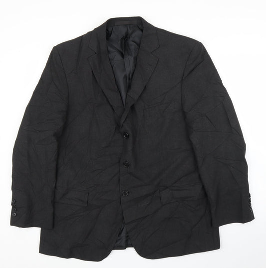 M&S Mens Grey   Jacket Suit Jacket Size 40